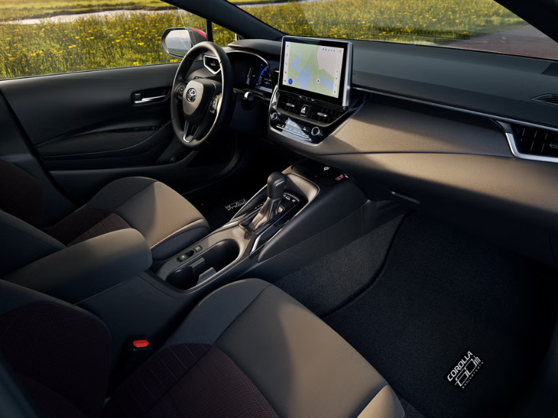 Interior of a used Toyota Corolla at Toyota of Madison