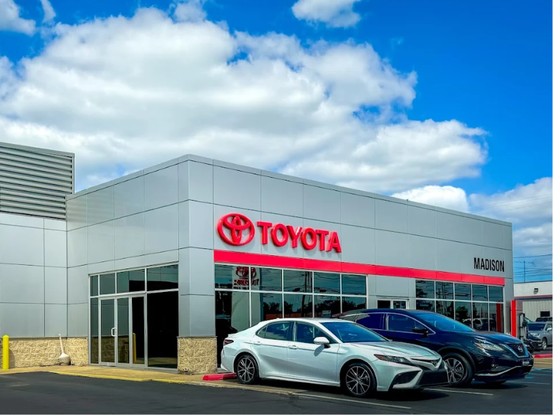 Toyota of Madison dealership at 258 Clifty Dr in Madison, Indiana