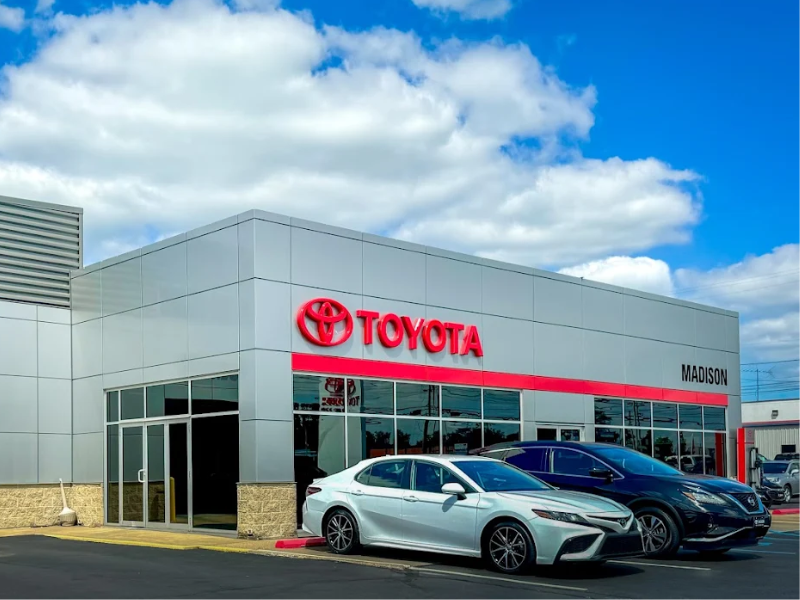Toyota of Madison dealership at 258 Clifty Drive in Madison, Indiana
