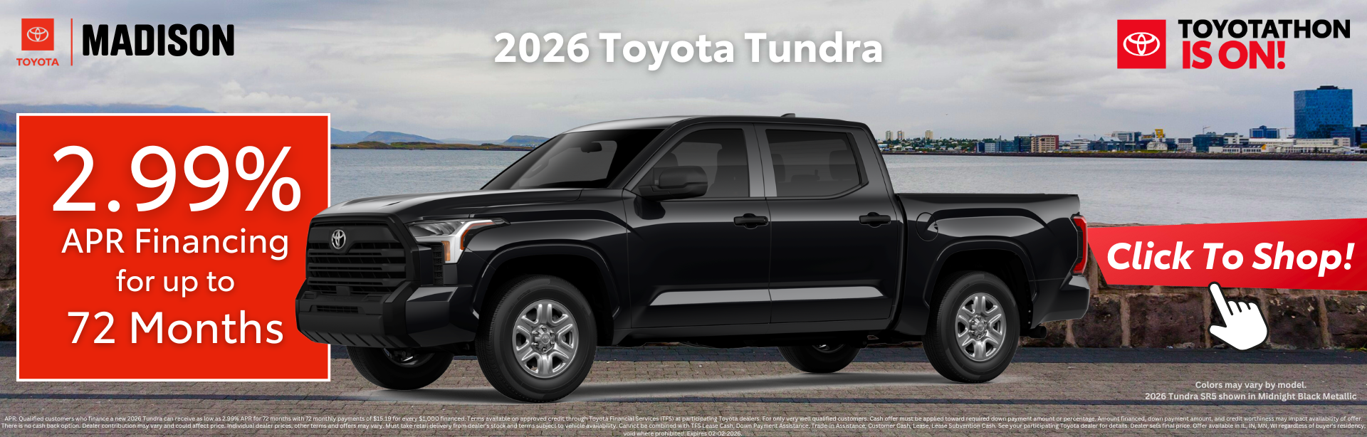 The new Tundra at Toyota of Madison