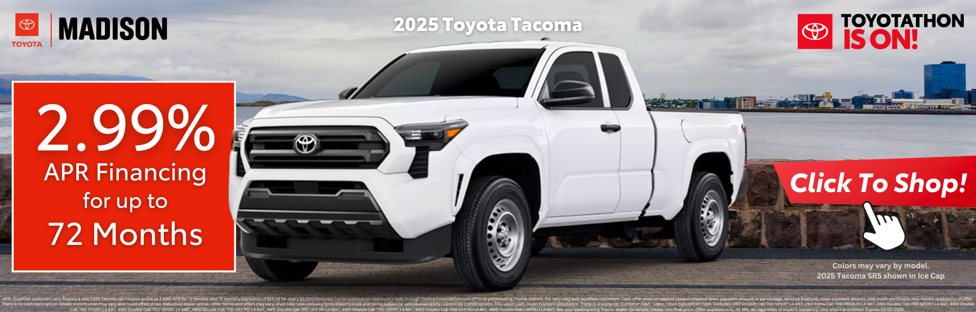 The new Tacoma at Toyota of Madison