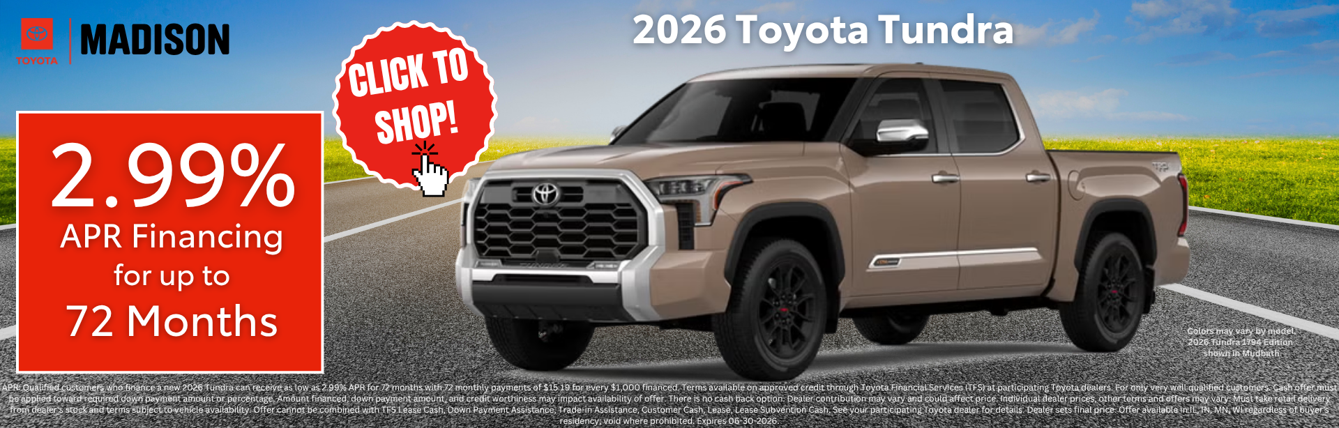 The NEW Tundra at Toyota of Madison